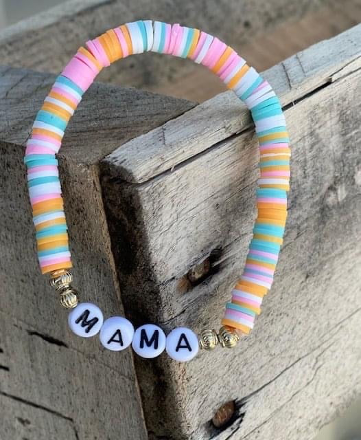 Mama Multi Bead Bracelet