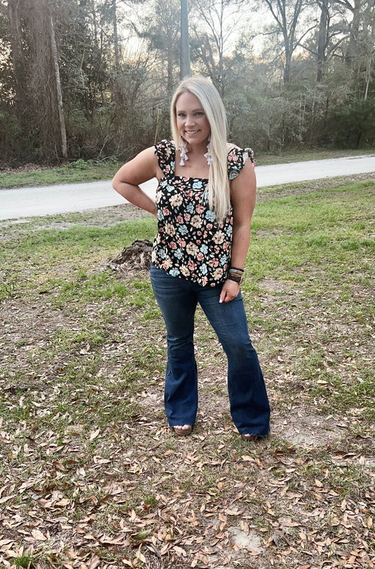 Making Plans Floral Tank