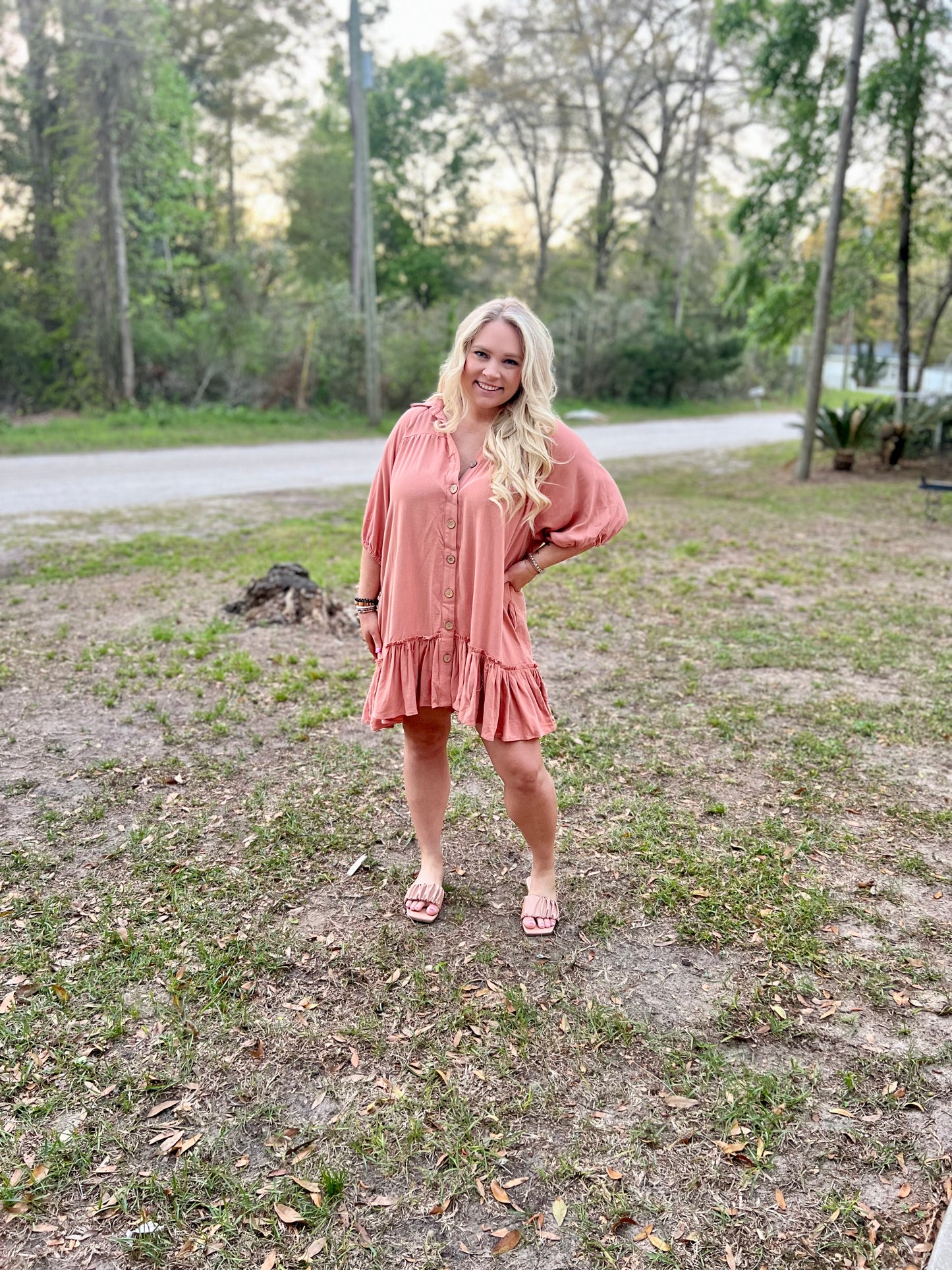 Palmer Button Up Dress