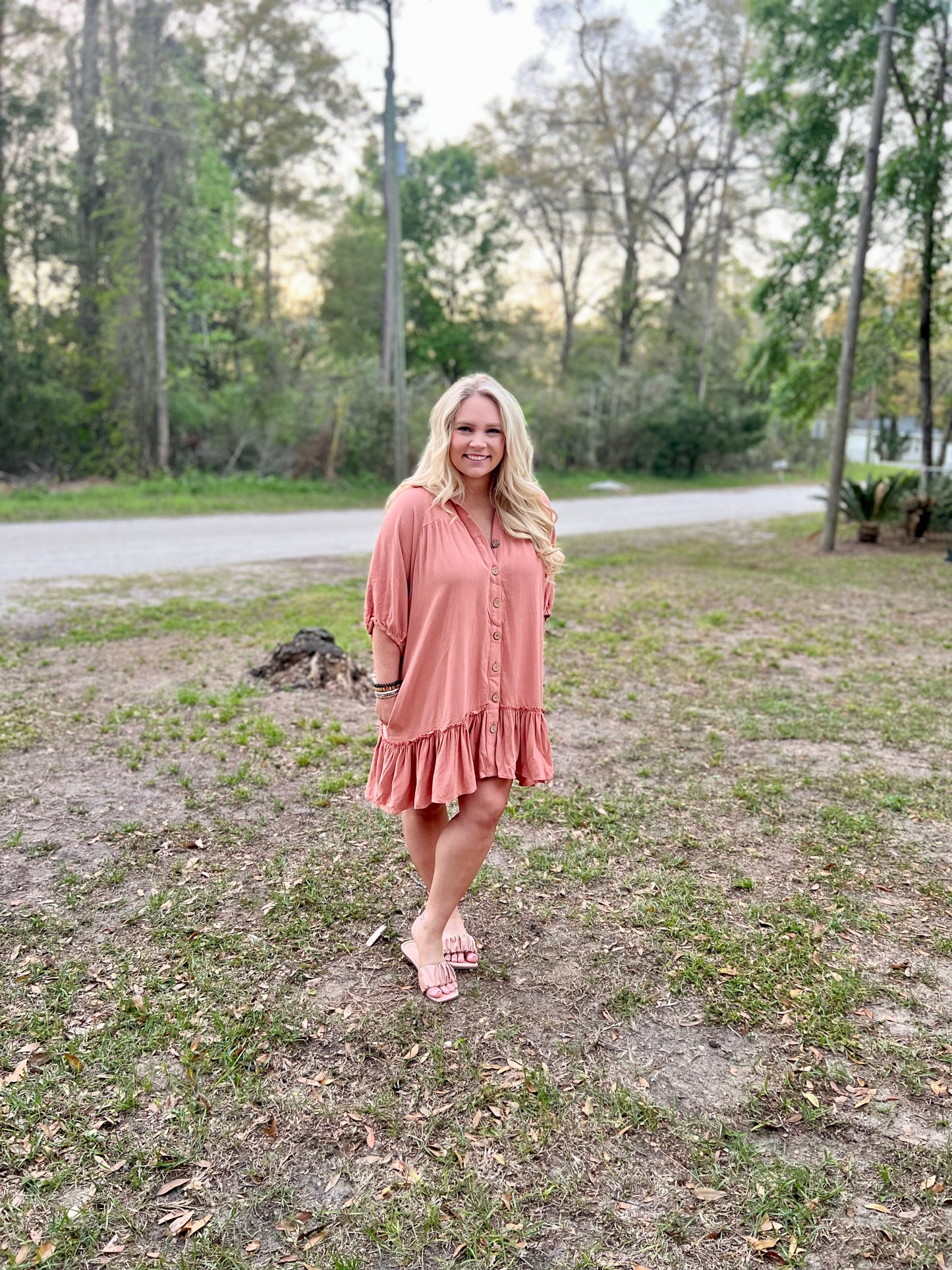 Palmer Button Up Dress